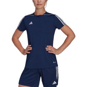 Adidas Tiro 23 Short Sleeve T-shirt Azul 2XS Mujer