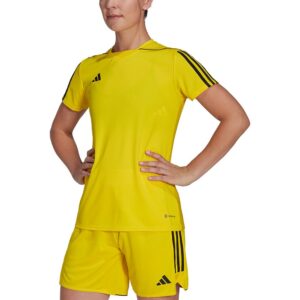 Adidas Tiro 23 Short Sleeve T-shirt Amarillo XS Mujer
