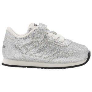 Hummel Reflex Glitter Trainers Plateado EU 25