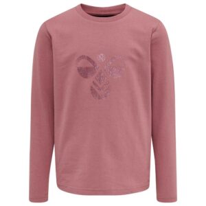 Hummel Glitter Long Sleeve T-shirt Rosa 12 Years Niño