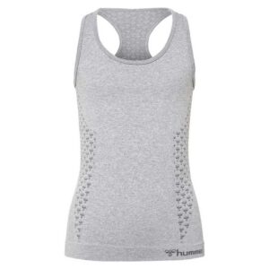 Hummel Ci Seamless Sleeveless T-shirt Gris 4-6 Years Niño