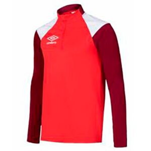 Umbro Magadi Half Zip Sweatshirt Rojo L Hombre