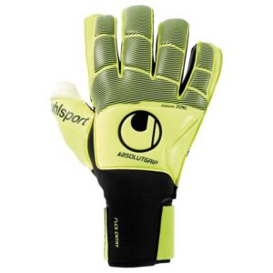 Uhlsport Absolutgrip Flex Frame Carbon Goalkeeper Gloves Amarillo 7 1/2