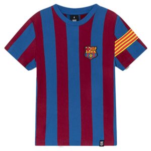 BarÇa Captain Retro Short Sleeve T-shirt Azul 10 Years Niño