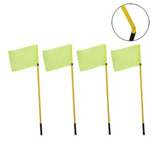 Softee Flexible Corner Flag 4 Units Verde