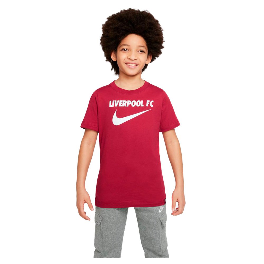 Nike Liverpool Fc Swoosh 22/23 Short Sleeve T-shirt Junior Rojo 5-6 Years