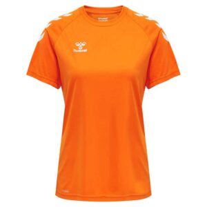 Hummel Core Xk Core Poly Short Sleeve T-shirt Naranja S Mujer