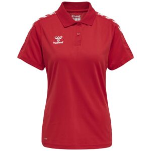 Hummel Core Xk Functional Short Sleeve Polo Rojo S Mujer
