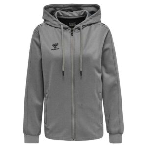Hummel Core Xk Poly Full Zip Sweatshirt Gris L Mujer