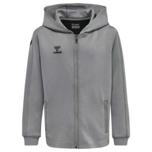 Hummel Core Xk Poly Full Zip Sweatshirt Gris 10 Years Niño