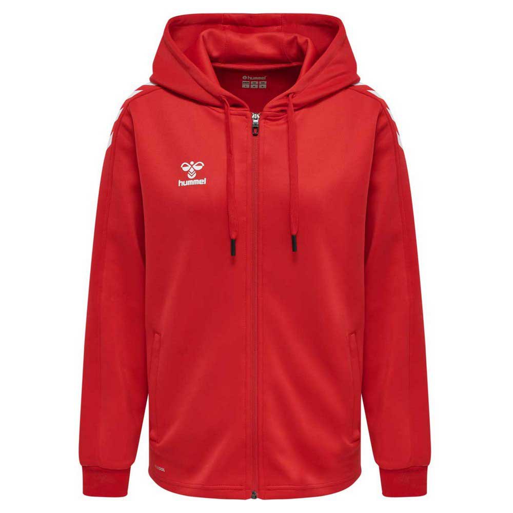 Hummel Core Xk Poly Full Zip Sweatshirt Rojo XL Mujer - Imagen 2
