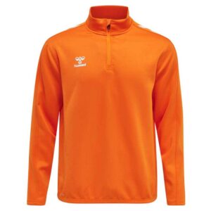 Hummel Core Xk Poly Half Zip Sweatshirt Naranja S Hombre