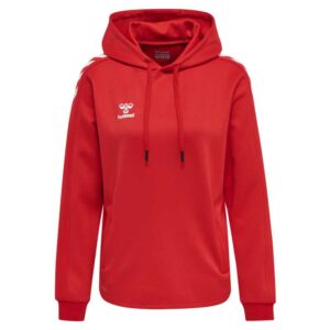 Hummel Core Xk Poly Hoodie Rojo M Mujer