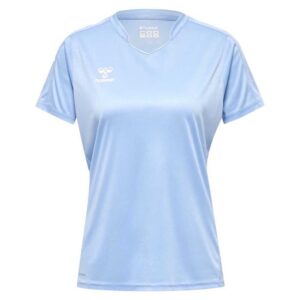Hummel Core Xk Poly Short Sleeve T-shirt Azul XS Mujer