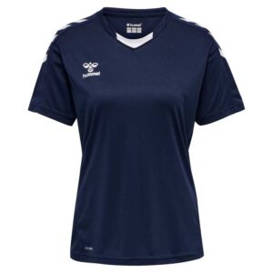 Hummel Core Xk Poly Short Sleeve T-shirt Azul XS Mujer