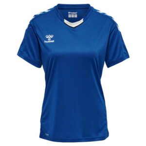 Hummel Core Xk Poly Short Sleeve T-shirt Azul XL Mujer