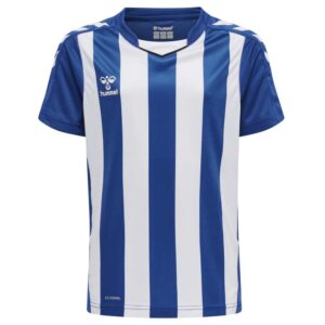 Hummel Core Xk Striped Short Sleeve T-shirt Azul 6 Years Niño
