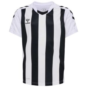 Hummel Core Xk Striped Short Sleeve T-shirt Blanco 14 Years Niño