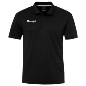 Kempa Poly Short Sleeve Polo Negro XL Hombre