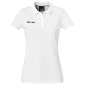 Kempa Short Sleeve Polo Blanco S Mujer