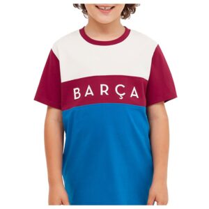 BarÇa Color Block Short Sleeve T-shirt Azul 14 Years