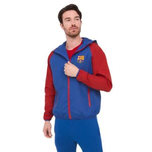 BarÇa Crest Jacket Rojo,Azul L Hombre