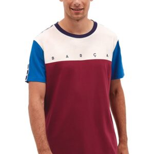 BarÇa Tape Short Sleeve T-shirt Rojo L Hombre