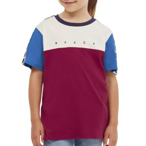 BarÇa Tape Short Sleeve T-shirt Rojo 12 Years Niño