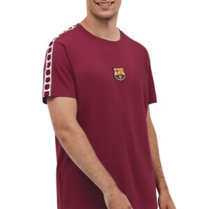 BarÇa Tape Short Sleeve T-shirt Rojo 2XL Hombre