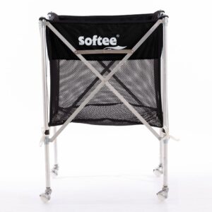 Softee Aluminium + Net Folding Ball Cart Negro 89x58.5x58.5 cm