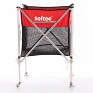 Softee Aluminium + Net Folding Ball Cart Rojo 89x58.5x58.5 cm