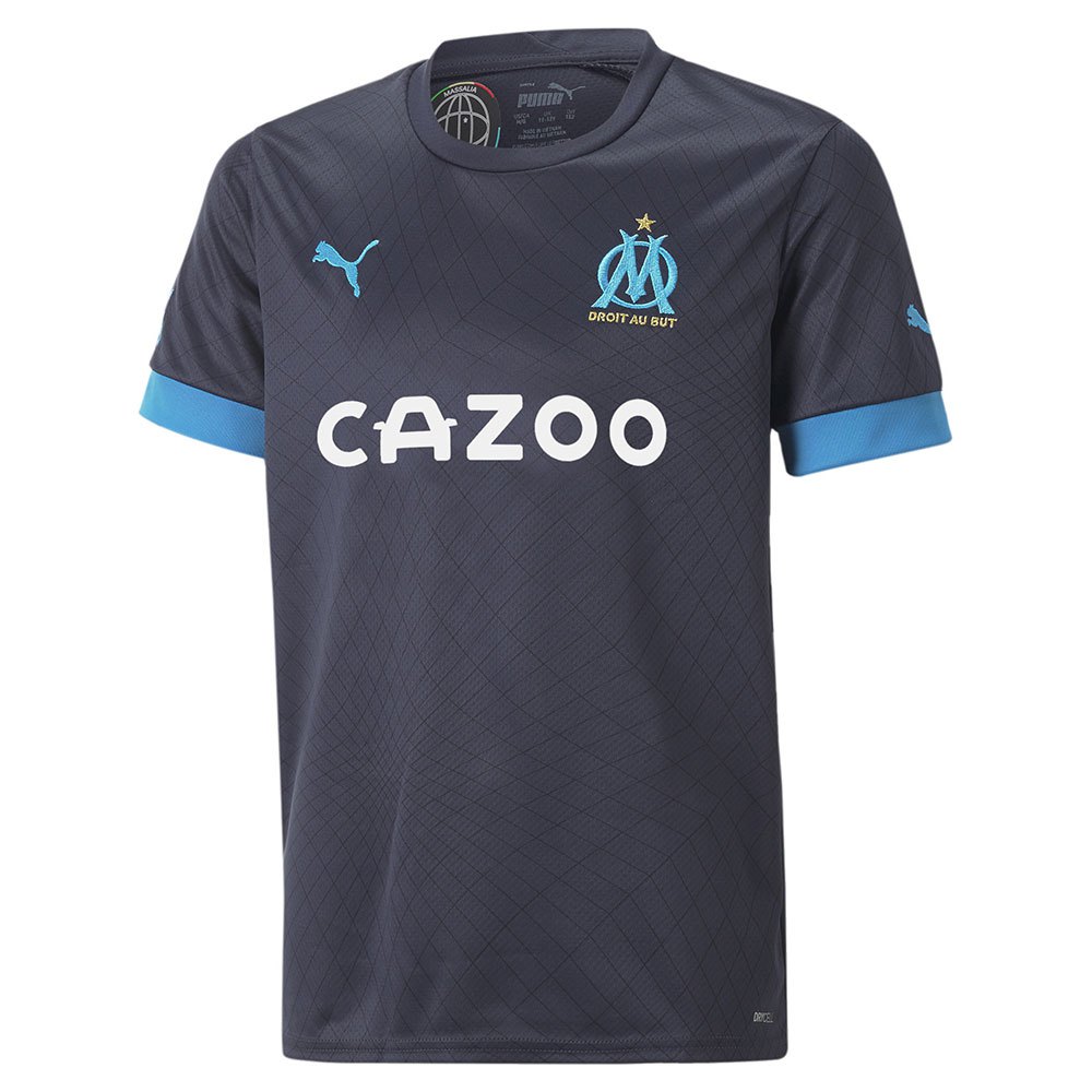 Puma Olympique Marseille 22/23 Junior Short Sleeve T-shirt Away Azul 11-12 Years