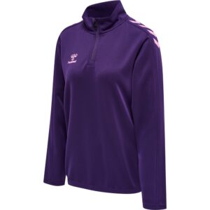 Hummel Hmlcore Xk Half Zip Sweatshirt Lila L Mujer