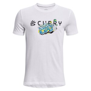 Under Armour Curry Trolly Short Sleeve T-shirt Blanco 10-12 Years Niño