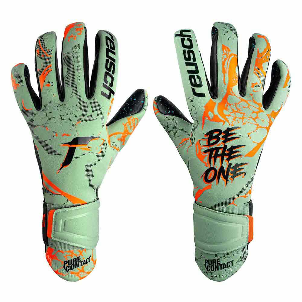 Reusch Pure Contact Fusion Goalkeeper Gloves Verde 8
