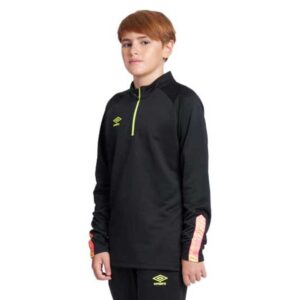 Umbro Axis Half Zip Sweatshirt Negro 4-6 Years Niño