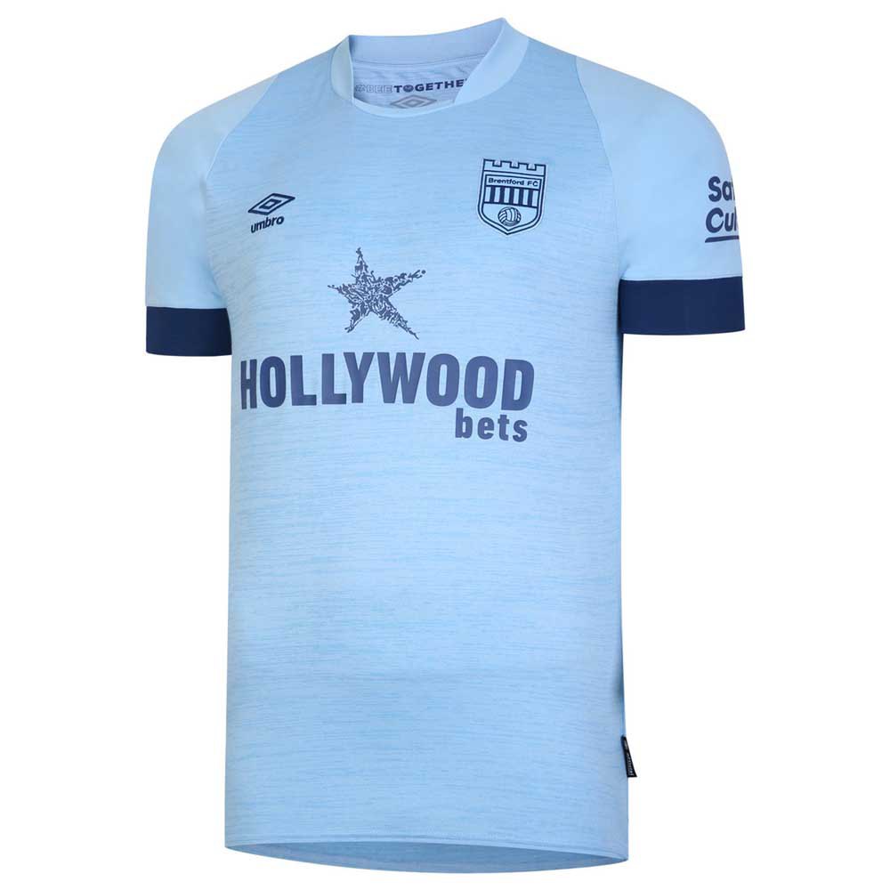 Umbro Brentford Fc Replica Short Sleeve T-shirt Away 22/23 Azul M