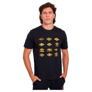 Umbro Collegiate Graphic Short Sleeve T-shirt Negro S Hombre