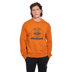 Umbro Collegiate Graphic Sweatshirt Naranja L Hombre