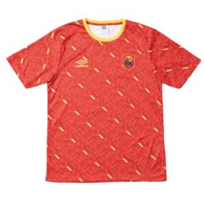 Umbro Spain All Over Print World Cup 2022 Short Sleeve T-shirt Naranja 2XL Hombre