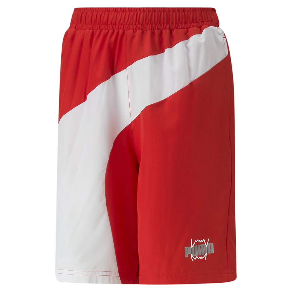 Puma Basketball Clyde Shorts Rojo 11-12 Years Niño