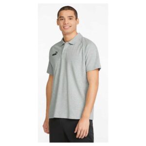 Puma Teamfinal Casuals Short Sleeve Polo Gris 2XL Hombre