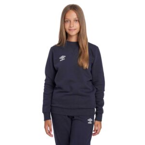 Umbro Fleece Small Logo Sweatshirt Azul 14 Years Niño