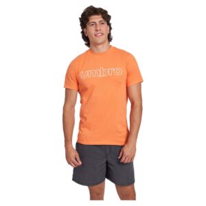 Umbro Linear Logo Graphic Short Sleeve T-shirt Naranja M Hombre