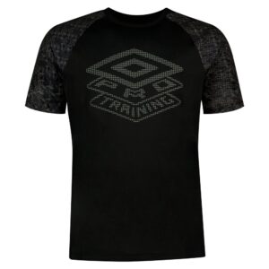 Umbro Pro Training Active Graphic Short Sleeve T-shirt Negro 2XL Hombre