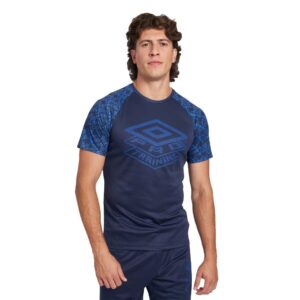 Umbro Pro Training Active Graphic Short Sleeve T-shirt Azul L Hombre