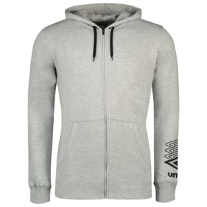 Umbro Terrace Full Zip Sweatshirt Gris L Hombre
