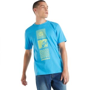 Umbro X Mtv Graphic Short Sleeve T-shirt Azul L Hombre