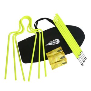 Powershot Free Kick Training Dummy 3 Units Amarillo 180 cm