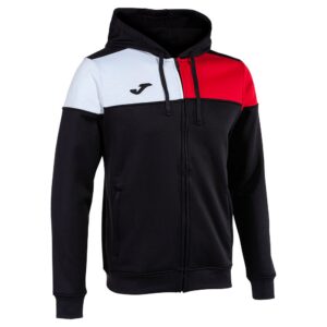 Joma Crew V Full Zip Sweatshirt Negro 12-14 Years Niño